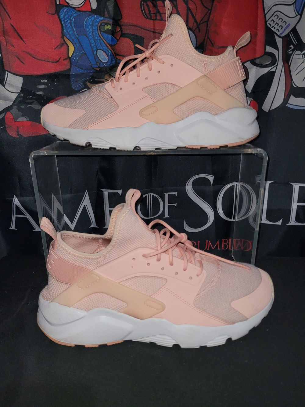 Nike Air Huarache Run Ultra Athletic Sneakers Breathe Arctic Orange
